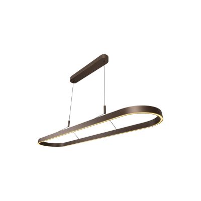 Lucide LIANE - Pendant light - LED Dim. - CCT - 2x40W 2700K/4000K - Rust Brown - Vibes